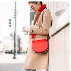 Topshop camel color pea coat size 6